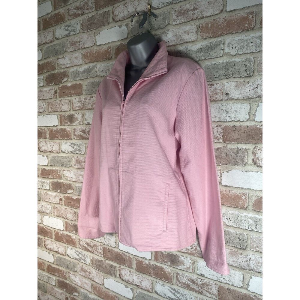 Eileen Fisher Womens Medium Basic Jacket Solid Pi… - image 2